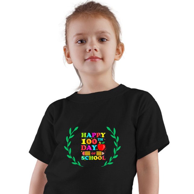 Camiseta Feliz 100 dias de escola! Celebração da Criança (Criador carregado)