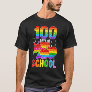 Camiseta Feliz 100 Dias De Escola E Ainda Prendendo 100º Da