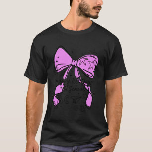 Camiseta Feliz 100 Dias de Escola Laço Coquette para Menina