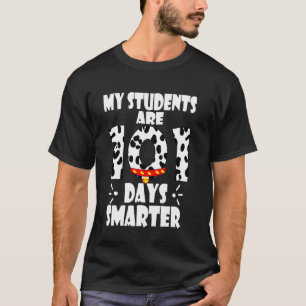 Camiseta Feliz 100 Dias De Escola Meus Estudantes São 101 D