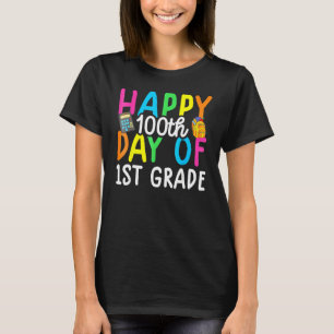 Camiseta Feliz 100 Dias De Escola Para Professores Da Class