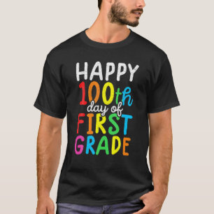 Camiseta Feliz 100 Dias De Escola Para Professores Da Class