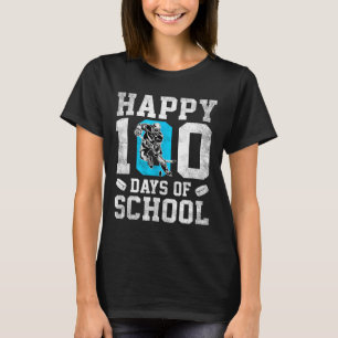 Camiseta Feliz 100 Dias De Jogadores De Hóquei Na Escola Me