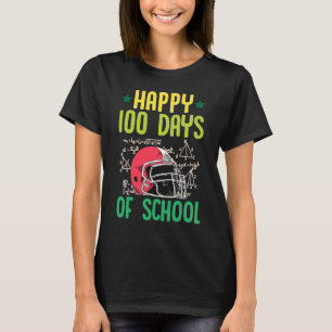 Camiseta Feliz 100 Dias De Professor De Matemática De Capac
