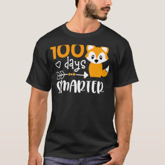 Camiseta Feliz 100 Dias De Professora De Raposa Mágica Da E