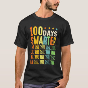 Camiseta Feliz 100 Dias De Professora E Estudante Mais Inte