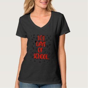 Camiseta Feliz 101 Dias De Cães Escolares Professores Estud