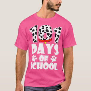 Camiseta Feliz 101 dias de estudante de tênis ou professor
