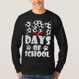 Camiseta Feliz 101 dias de estudante de tênis ou professor