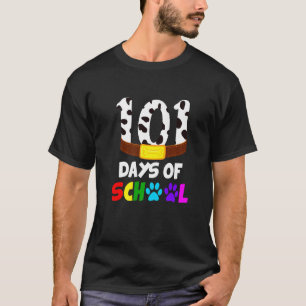 Camiseta Feliz 101 Dias de Estudante Ou Professora De Sobre