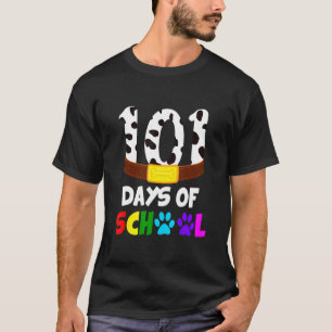 Camiseta Feliz 101 Dias de Estudante Ou Professora De Sobre