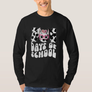 Camiseta Feliz 101 Dias Escola Amante de Cachorro Aluno ou