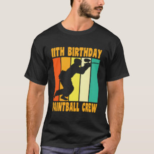 Camiseta Feliz 11 de aniversário, 11 anos, 11 de retrorrefl