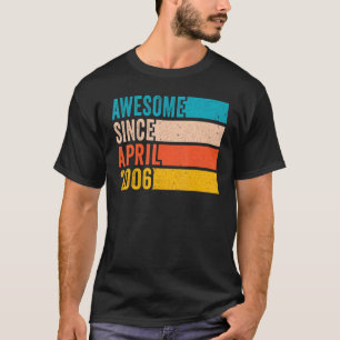 Camiseta Feliz 16.º Aniversário, 16 anos é incrível desde A