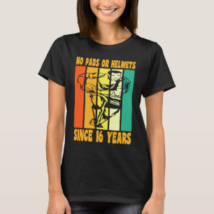 Camiseta Feliz 16 de aniversário 16 anos Vintage Rugby 16th