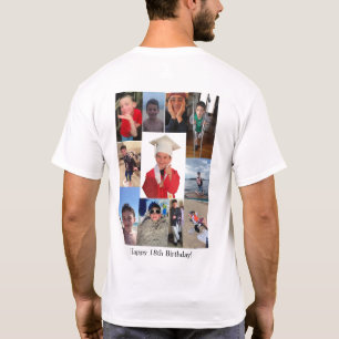 Camiseta Feliz 18º Aniversário Evan! 