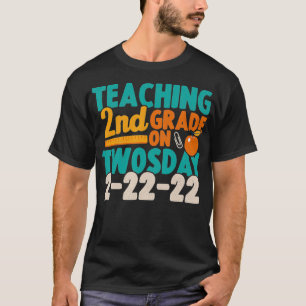 Camiseta Feliz 22222 Segunda Terça-feira 22 de fevereiro d
