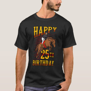 Camiseta Feliz 25 Aniversário da Celebração do Partido do C