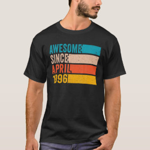 Camiseta Feliz 26º Aniversário, 26 Anos, Incrível Desde 