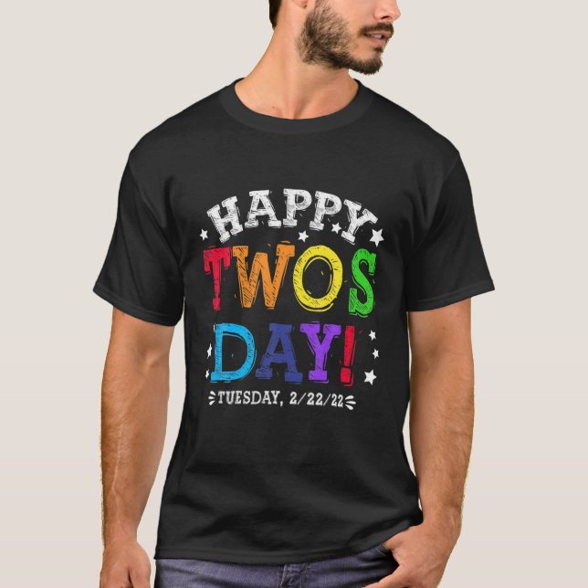 Camiseta Feliz 2S Dia, 22 De Fevereiro De 2022, Teache (Frente)