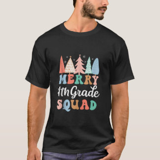 Camiseta Feliz 4º Grau Quadrado 4º Grau Professores Criança