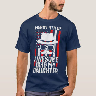 Camiseta Feliz 4º Você sabe incrível como minha filha gorda