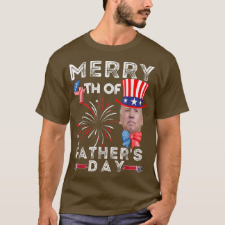 Camiseta Feliz 4 de Dia de os pais 4 de julho