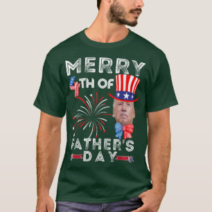 Camiseta Feliz 4 de Dia de os pais 4 de julho