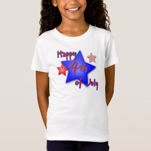 Camiseta Feliz 4 de julho (Frente)