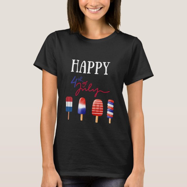 Camiseta feliz 4 de julho (Frente)