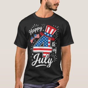Camiseta Feliz 4 de Julho