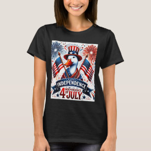 Camiseta Feliz 4 de julho para o dia da independência