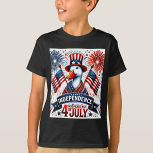 Camiseta Feliz 4 de julho para o dia da independência 