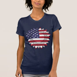 Camiseta Feliz 4 de julho T-shirt feminina