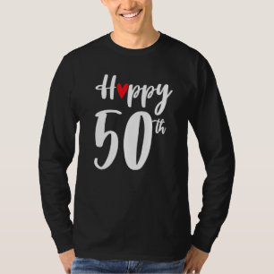 Camiseta Feliz 50ª Festa de aniversário 1972