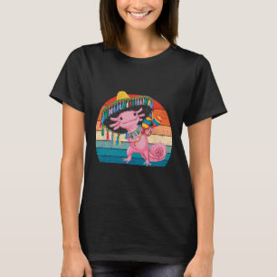 Camiseta Feliz 5 De Maio Axolotl Sombrero Cinco De Maio Gar