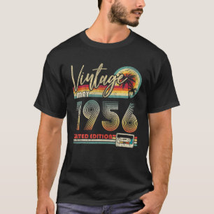Camiseta Feliz 65º Aniversário Vintage Maio 1956 65 Anos