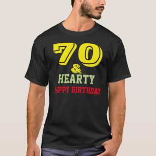 Camiseta Feliz 70º Aniversário