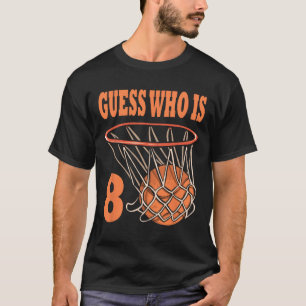 Camiseta Feliz 8.º Aniversário, 8 anos, Bysketbyll 8.º Nasc