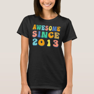 Camiseta Feliz 9.º Aniversário, 9 Anos, Espetacular Desde 2
