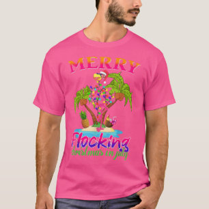 Camiseta Feliz A Bloquear O Natal Em Julho Papais noeis Fla