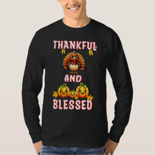 Camiseta Feliz Abençoado 23 Maple de novembro dos EUA Ação
