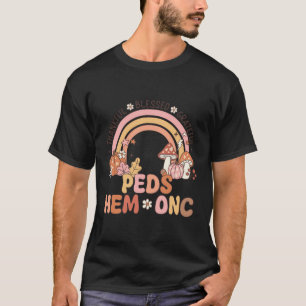 Camiseta Feliz Abençoado, Grateful Pediatria Hem Onc Vintag