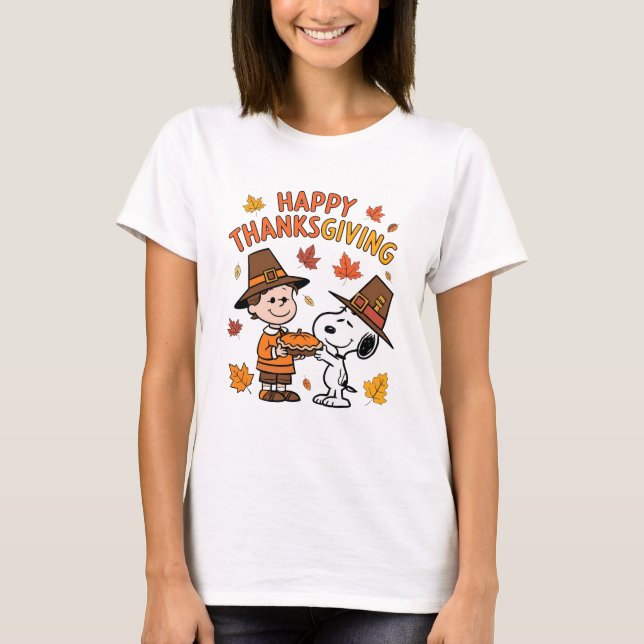Camiseta Feliz Ação de Graças (Frente)
