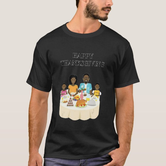 Camiseta Feliz Ação de Graças (Frente)