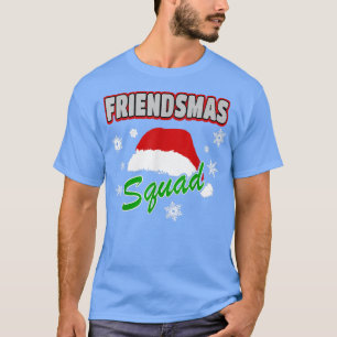 Camiseta Feliz Amigos da Esquadra Amigos do Xmas FestaSanta