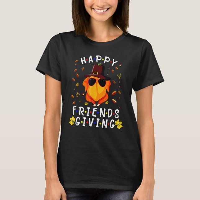 Camiseta Feliz Amizade Bonita Que Dá Amigos À Turquia (Frente)