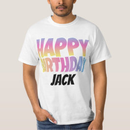 Camiseta Feliz aniversário