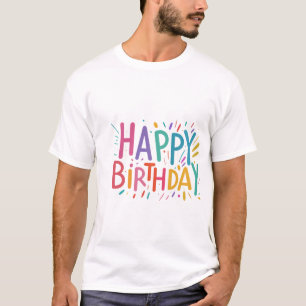 Camiseta Feliz aniversário