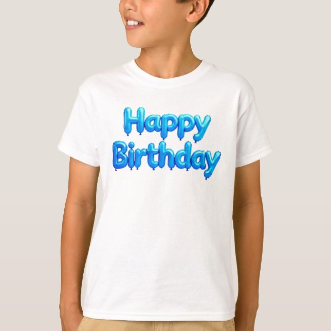 CAMISETA FELIZ ANIVERSÁRIO (Frente)